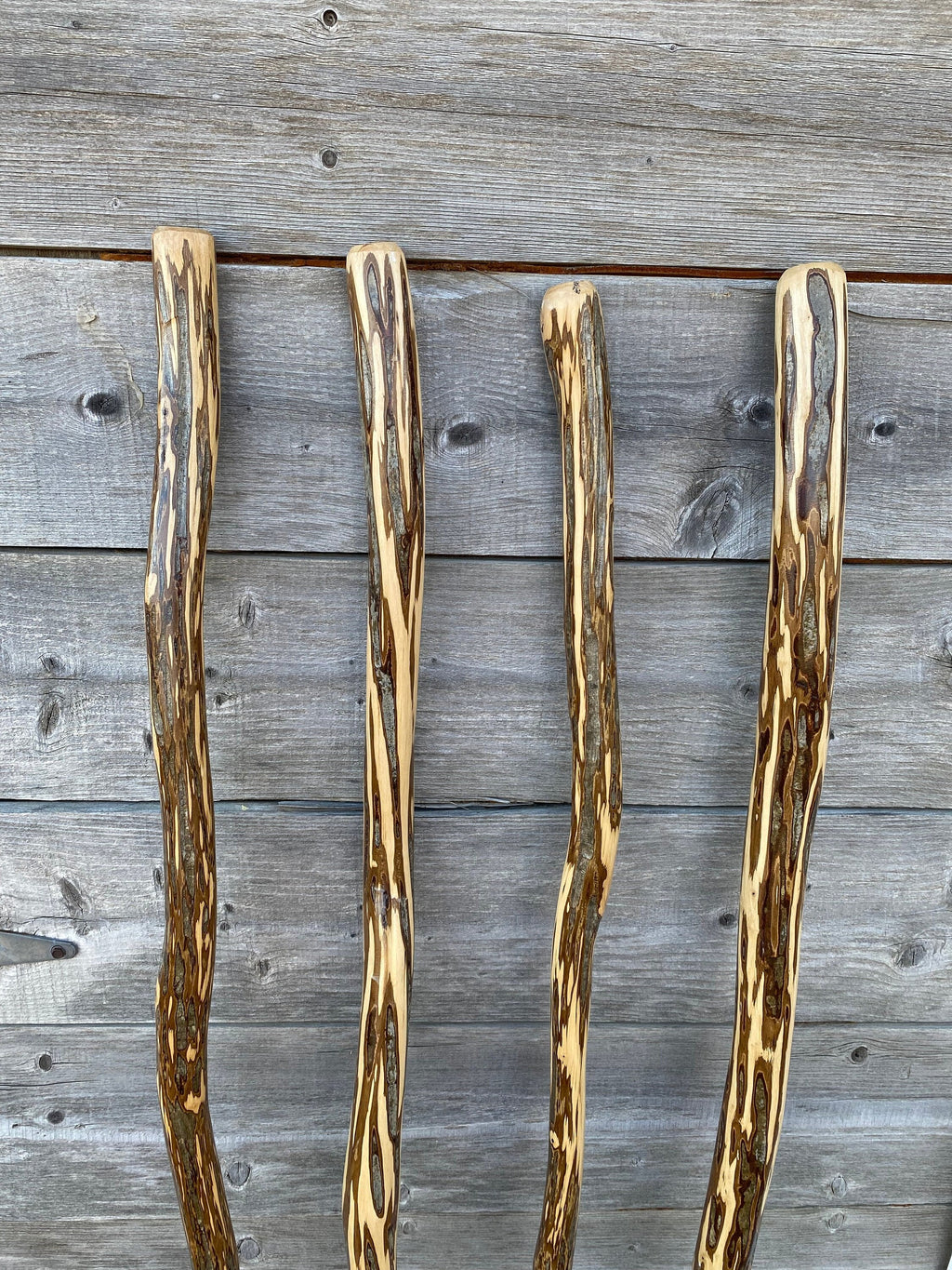 Ironwood Hiking Stick, American Hophornbeam Hiking Stick, Ozark Ironwood Walking Stick, Unique Hiking Stick