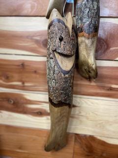 Fish on a Stringer, Wooden Fish Decoration, Cabin Lake House Decor, Gift for Fisherman