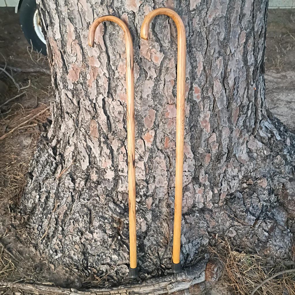 Baby Shepherd's Crook, Tiny Shepherd's Staff, Solid Oak Steam Bent Handle Walking Cane