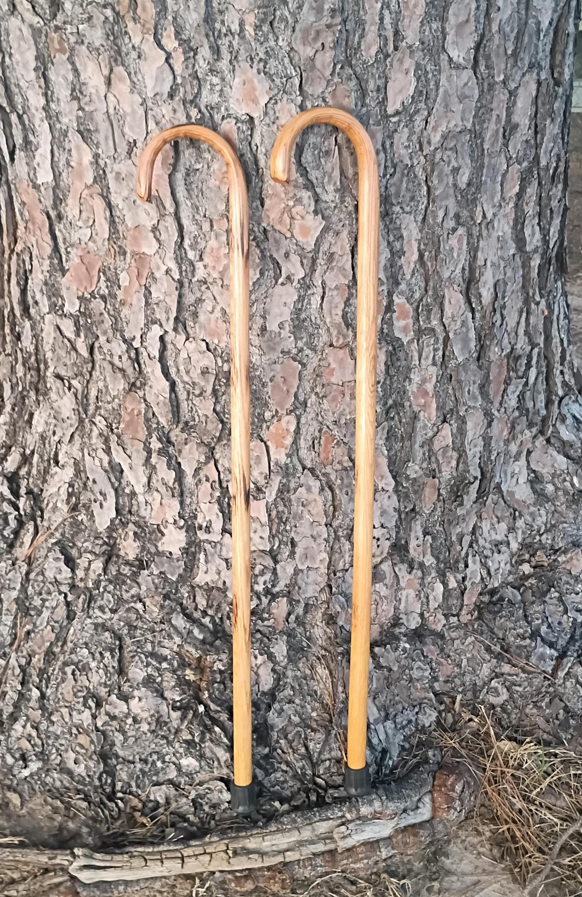 Baby Shepherd's Crook, Tiny Shepherd's Staff, Solid Oak Steam Bent Handle Walking Cane
